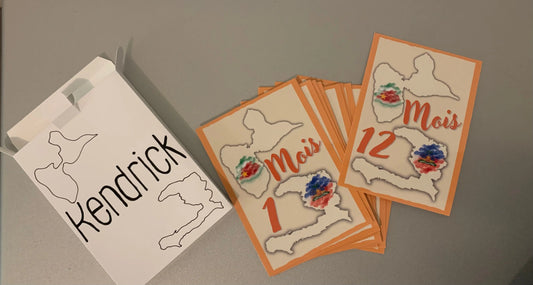 CARTES ÉTAPE BÉBÉ Ju Créations Évents