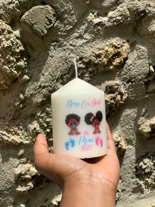 PETITE BOUGIE PILIER Ju Créations Évents