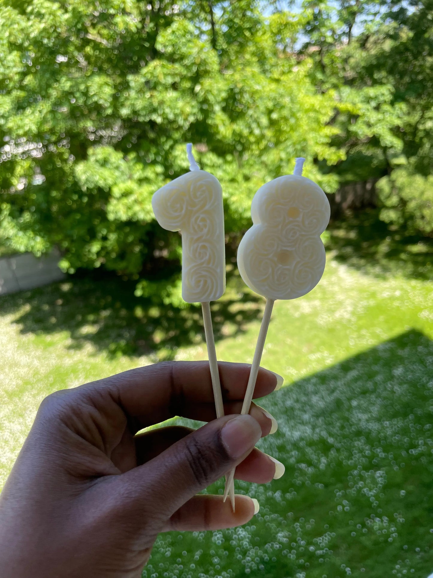 BOUGIES ANNIVERSAIRE FLEURIS Ju Créations Évents