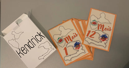 CARTES ÉTAPE BÉBÉ Ju Créations Évents