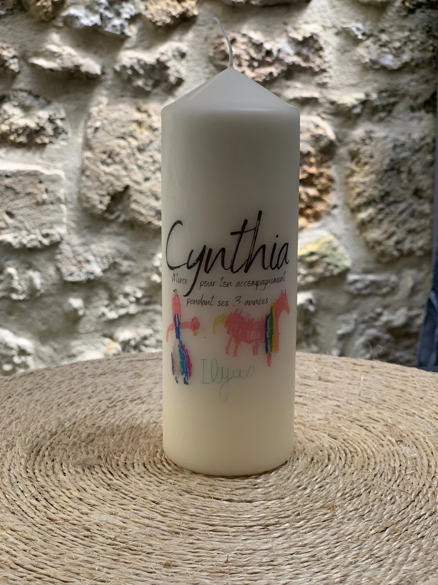 GRANDE BOUGIE PILIER Ju Créations Évents