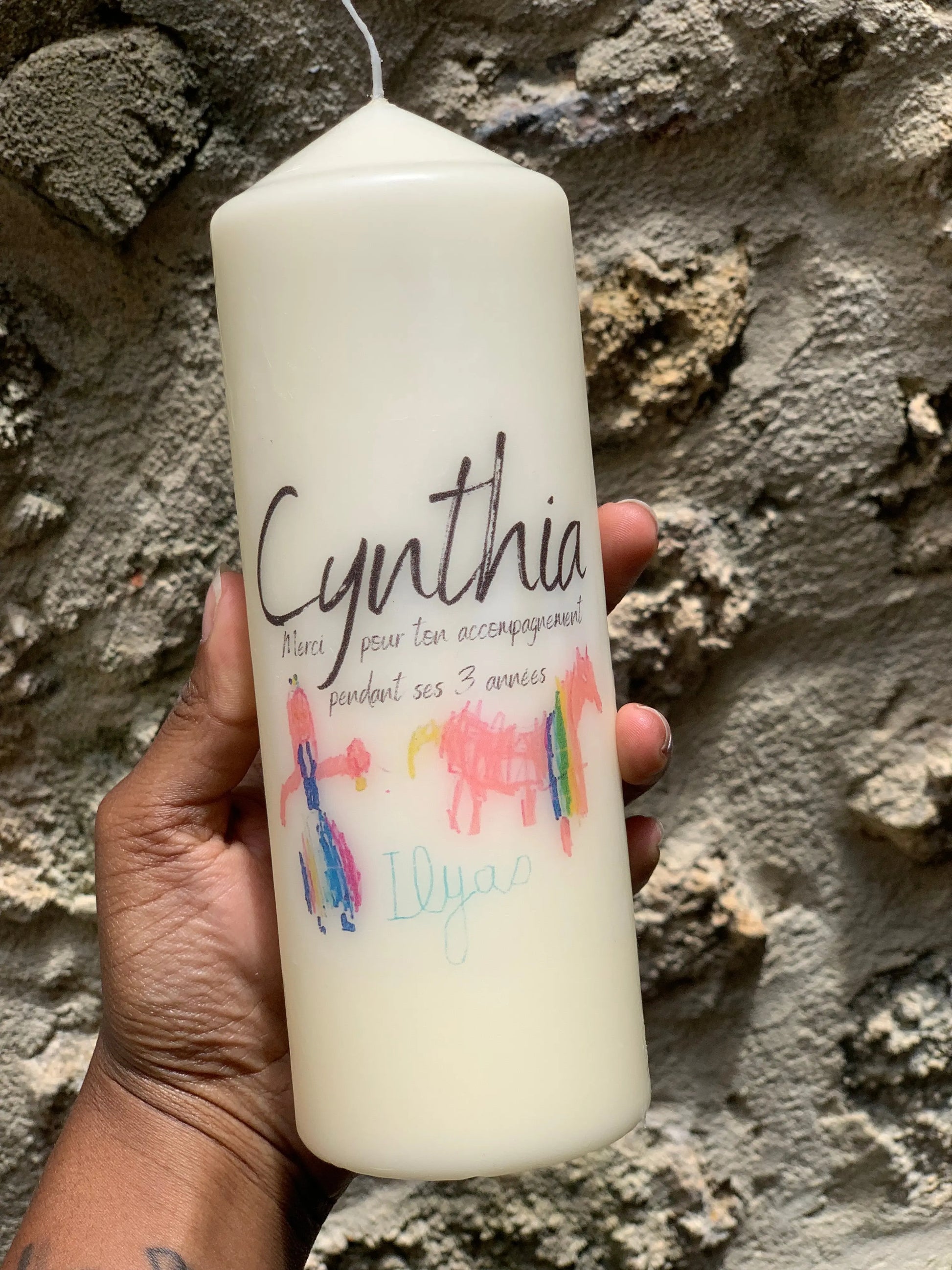 GRANDE BOUGIE PILIER Ju Créations Évents