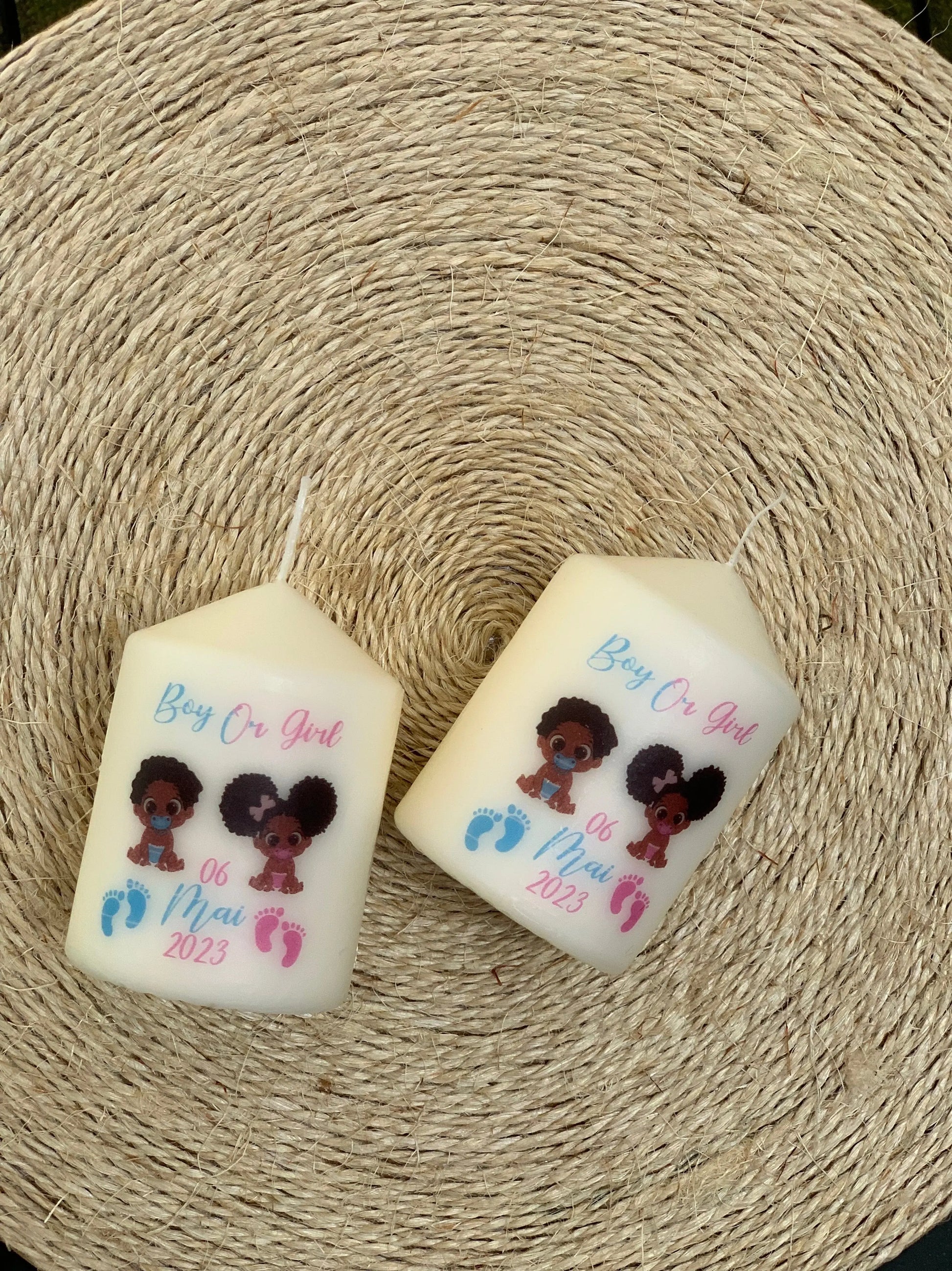 PETITE BOUGIE PILIER Ju Créations Évents