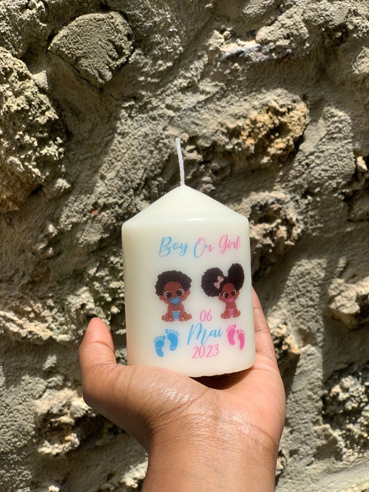 PETITE BOUGIE PILIER Ju Créations Évents