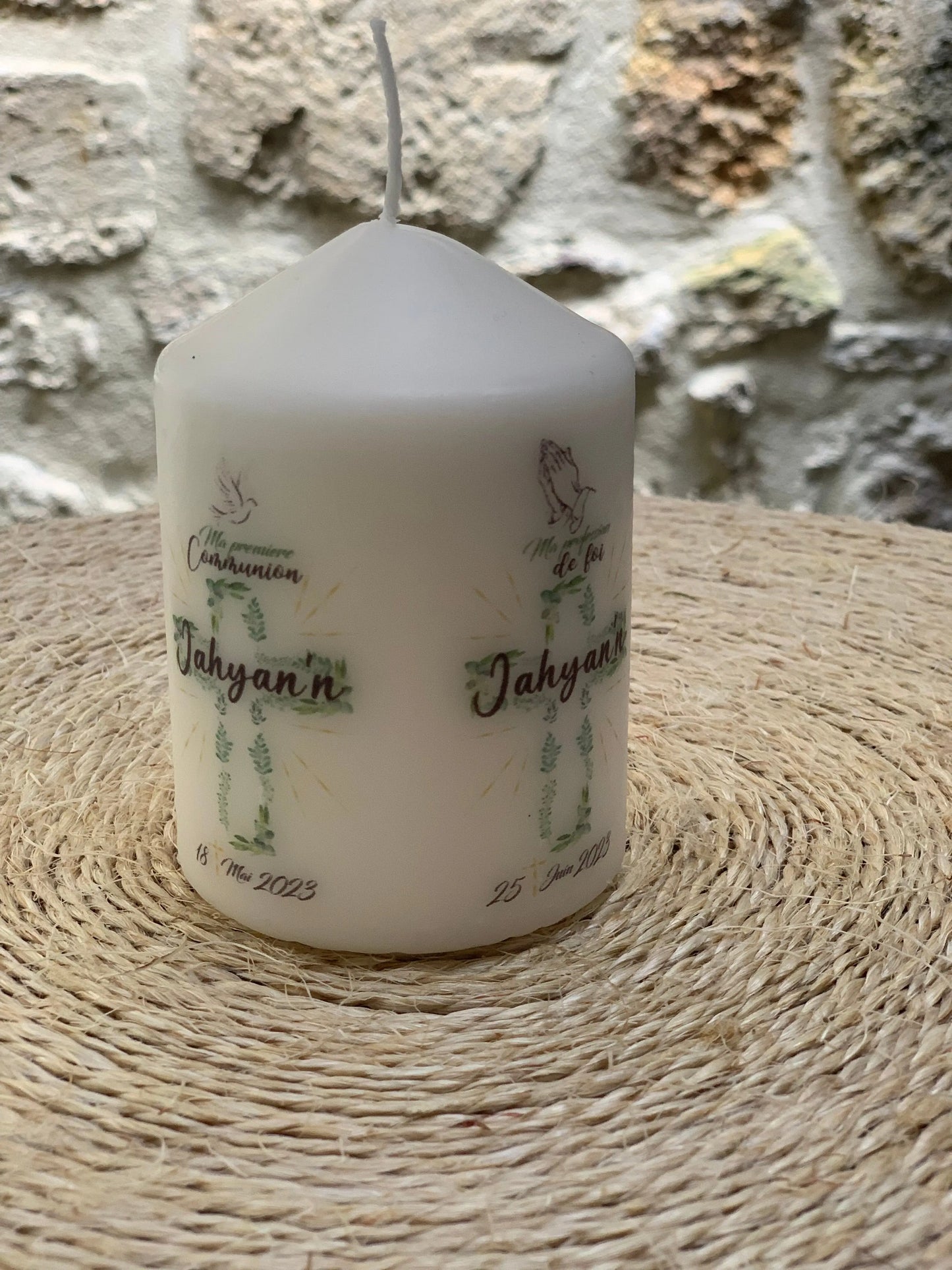 PETITE BOUGIE PILIER Ju Créations Évents