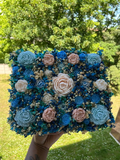 Tableau de fleurs fondants parfumés Ju Créations Évents